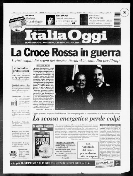 Italia oggi : quotidiano di economia finanza e politica